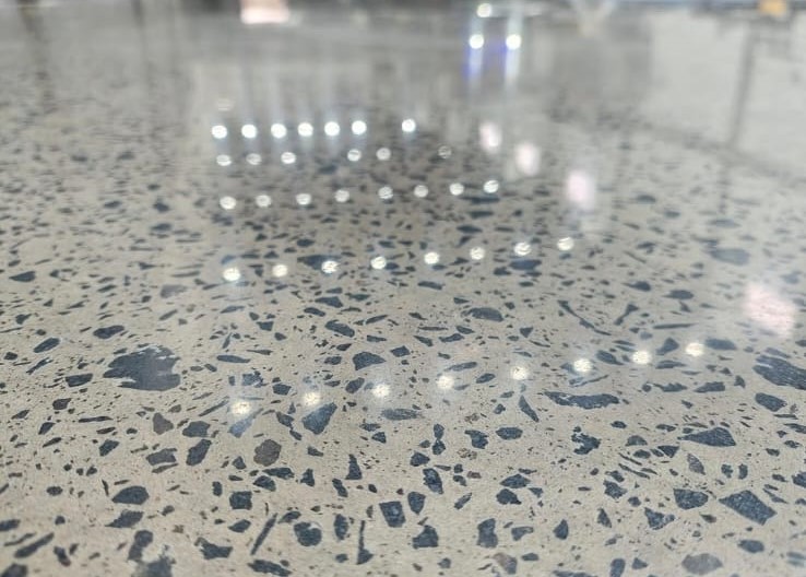 Piso Lapidado em Brasília